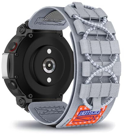 KUWAI Armband Kompatibel mit Amazfit T-Rex 3 Armbänder, Rugged Nylon Geflochten Sport Band mit Verstellbar Atmungsaktiv Ersatzarmband für Damen Herren Uhrarmband für T-Rex 3 Armband (2)