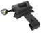 Kznifmk Taktische -Helmlampe, LED-Helmtaschenlampe, Aufladbare Helmlampen, Energiesparende, Taschenlampe, 3, Schwarz