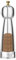 Zuasdvnk Molinillo manual de pimienta, molinillo de pimienta manual, molinillo de sal y pimienta para cocineros profesionales, molinillo de especias transparente con grosor ajustable