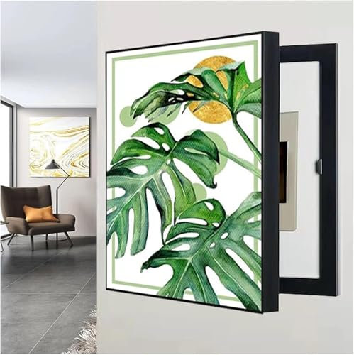 Cache Compteur Electrique Boîte De Distribution Électrique Boîte Décorative Tableau Électrique Cacher Peintures Tableau Decoration Murale,01,30x40cm