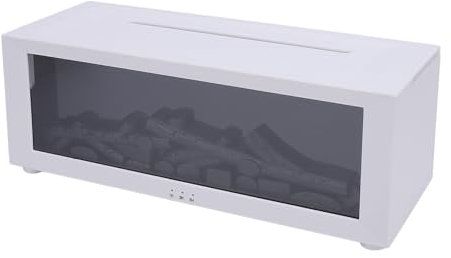 3D-Kamindiffusor, Aromatherapie-Diffusor für Zuhause, ABS-Timer, Leises Schlafzimmer, Simulation, Aromatherapie-Diffusor, Desktop, 3D-Flamme, Kamin, Luftbefeuchter,