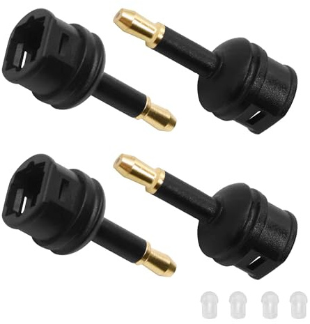Adattatore Mini Toslink 3,5 mm, Femmina Toslink a Maschio Mini 3,5 mm
