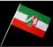 Everflag Stock-Flagge 30 x 45 : Nordrhein-Westfalen