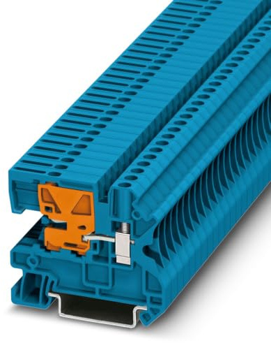 Phoenix Contact UTN4 Klemmlieste abtrennen 1 Blau, 0.14mm², 6 mm², 250V Schraubbefestigung, Packung a 50 Stück