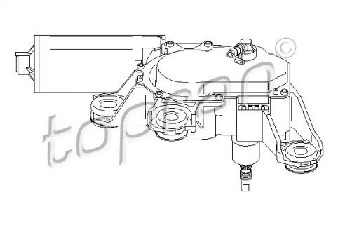 Topran 111 300 Wischermotor hinten