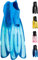 CRESSI Agua Fins Aquamarine 45/46 - Self Adjusting Flossen für Tauchen, Apnoe, Schnorcheln und Schwimmen, Aquamarine, 45/46