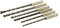 Rolson 48652 6 pc Hex Shank Masonry Drill Bit Set