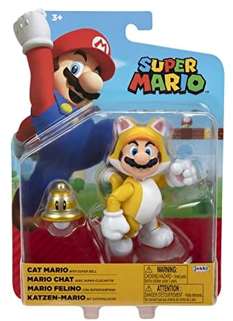 Nintendo Cat Mario with Superbell, 10 cm