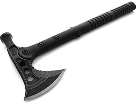 OS4YOU 40cm Black Tactical Kommando Tomahawk Hammer Typ M-48 Hawk SWAT - FBI - Axt -Beil - Messer - Angeln - Camping - Outdoor - Survival -