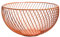 Favourall Housewares - Frutero (metal, 26 x 14 cm), color naranja