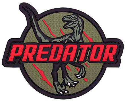 Patch 3D PVC Predator Rouge 101 Incorporated