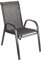 Gartensessel / Stapelstuhl Delphi Aluminium grau / silber meliert