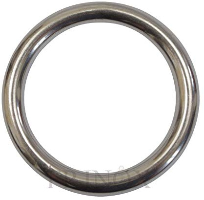 Ringe Edelstahl A4, rund, Ø 9 x 50 mm innen