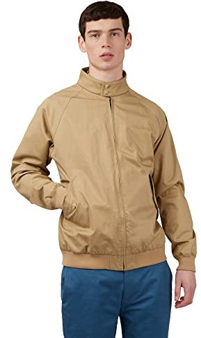Ben Sherman Mens Harrington Sand Casual Jacket