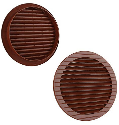 MKK - 17969 - Griglia di ventilazione Griglia di scarico Zanzariera Ø 60 mm mattone rosso