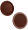 MKK - 17969 - Griglia di Ventilazione Griglia di Scarico Zanzariera Ø 60 mm Mattone Rosso