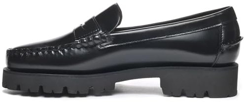 Sebago Unisex Dan Lug Mokassin, Schwarz, 41 EU