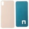 DHLK® Backcover Glas Rückseite Gehäuse kompatibel mit iPhone XS MAX - Back Glass Big Hole (Gold)