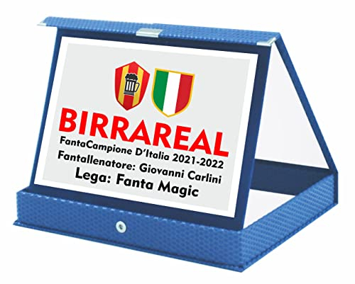 Colorfamily Targa Premio Fantacalcio Personalizzabile Vincitore Fantacalcio