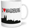OWLBOOK® I love Magdeburg Tasse mit Spruch Geschenke Geschenkideen als Erinnerung oder Mitbringsel von einer Reise für Männer und Frauen zum Geburtstag Keramik 300 ml