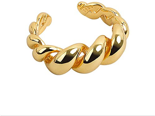 PAIHUIART Ring Ringe Damen Bijouterie Frauen Schmuck Farbe Resizable Öffnungsringe Für Frauen Einstellbare Seil Schmuck Großes Horn Hanf En