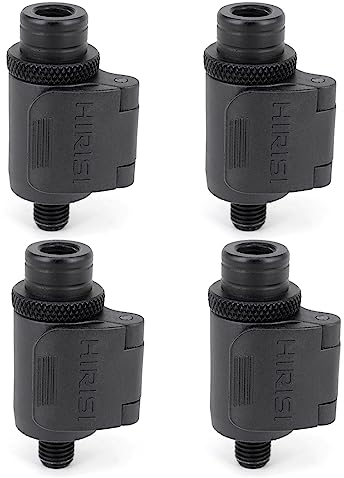 Hirisi Tackle 3 Stück Karpfenangeln Schnellwechselverbinder Aluminium für Karpfenangeln Alarme Rod Pod Bank Sticks AQ211 (AQ211-4)