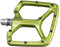 Funn Python Flache Fahrradpedale - Breite Plattform-Fahrradpedale für BMX/MTB Mountainbike, 9/16-Zoll CrMo-Achse (Grün)