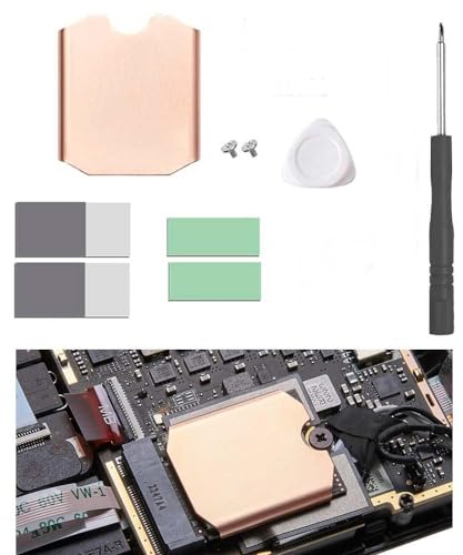 SSD Heatsink Thermal Pad for Rog Ally, M.2 2230 NVME SSD Copper Heat Sink for Steam deck