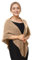CAMDOM Damen Dreieckstuch Winter Herbst Strick Wrap Schal Mode Warm Damen Pullover Halstuch Cape, khaki, One size