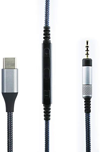Cavo audio USB C compatibile con cuffie Bose 700 QC25 QC35II QC35 QC45, microfono volume remoto compatibile con iPhone 15/15 Plus/15 Pro, compatibile con iPad 10th/9th/Pro/Air/mini