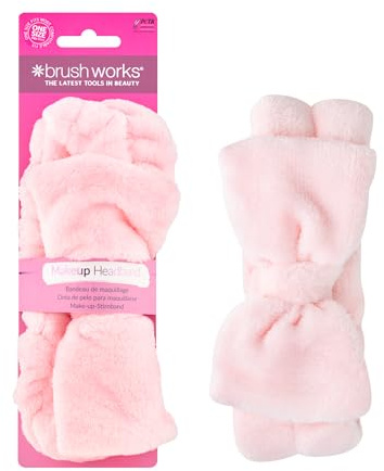 Brushworks Makeup Headband - Pink