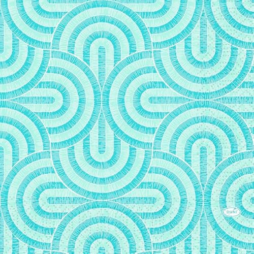 1000 Duni Tissue-Servietten 33 x 33 cm Breeze Mint Blue 3-lagig