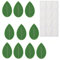 Lot de 10 clips pour plantes grimpantes - Fixation autocollante invisible - Crochets adhésifs pour plantes grimpantes - Support mural pour plantes grimpantes - Pour décoration intérieure et extérieure