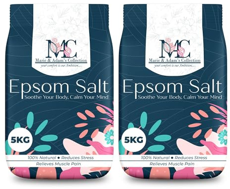 Pure Epsom Salts 5kg | Magnesium Sulfate Bath Salt | 100% Pure Epsom Salts, Our Sulfate is Premium Bath Salts for Men and Women, Magnesium Bath Salts for Muscle Soak (2)