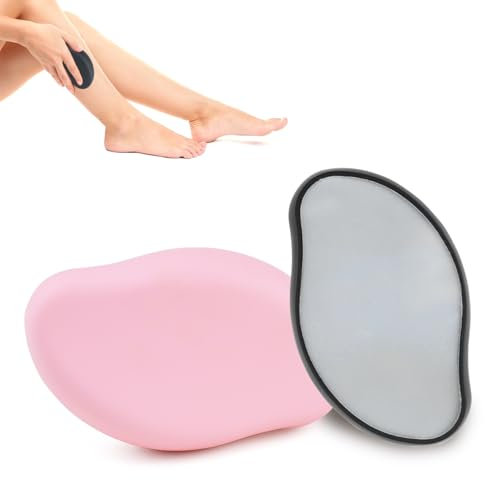 SHBAOCH 2 Stück Nano Haarentferner für Epilierer Damen & Männer,Crystal Haarentfernung,Sanfte Nano Glas Hornhautentferner hornhaut entfernen fuß zur Förderung Glatter Haut