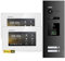 Balter EVO-HD Video Türsprechanlage mit Fingerprint, Video Türklingel, 2 Familienhaus, 1x 7 Zoll Monitore, Türklingel mit Kamera Full HD, 2 Draht Bus, 175° Weitwinkel, RFID,1080P