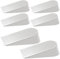 6 Pack Rubber Door Stop,Extra Large Rubber Door Wedges Indoor Outdoor Heavy Duty Door Wedge Stoppers for Floor, Non-Slip Doorstops Door Holder for Homes,Schools, Office,Garage, White