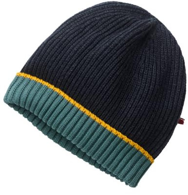 People Wear Organic Strickmütze dunkelblau melange, 53-54