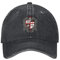 AEIKHAEC Hut Unisex Druck Erwachsene Templer Kreuz Schild Baseballkappe Verstellbarer Papa Hut Sonnenschutz Custom Schwert Snapback Caps