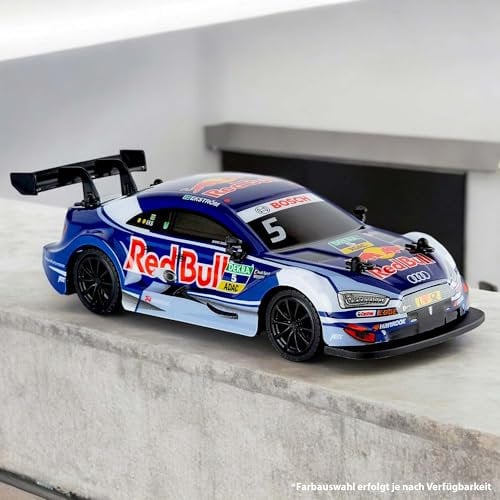 RC ferngesteuertes Auto im offiziell lizenziertem Design, Kompatibel mit Audi RS5 DTM Edition, Modell-Maßstab 1:24, Lizenz-Fahrzeug bis zu 10 km/h, Spielzeug für Kinder und Erwachsene, Sammler, RTD