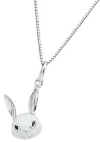 COSMEVIVI Creative Silver Rabbit Necklace Clavicle Chain Jewelry for Women Neck Decoration with Unique Design Birthdays and Special Occasions