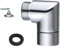 GIDWRIY Adaptateur de Douchette à Main 90 Degrés,Coude de Pommeau de Douche,Coude pour Douchette en Cuivre,Adaptateur de Douche à Effet Pluie Coudé,Connecter à Bras de Douche Connecteur pour Interface