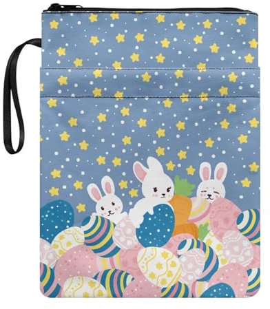 ABags - Custodia per libro con cerniera, per bambine e ragazze, con copertina in brossura, lavabile, per libri di testo