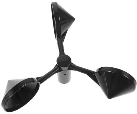 Mikikit Sensor de del Viento de Copas Anemómetro para Monitoreo de Viento Indicador Práctico y Duradero para Meteorológicas y