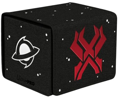 Ultra Pro - Edge of Eternities Alcove Edge Deck Box Red Mythic for Magic: The Gathering