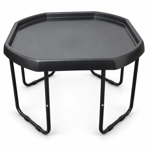 Plushé Haven 100cm Tuff Tray Table with Adjustable Stand – Large Sensory Play Tray for Kids – Activity Table for Sand, Water & Messy Play – Height Adjustable 45/55/65cm – Heavy Duty Steel Frame