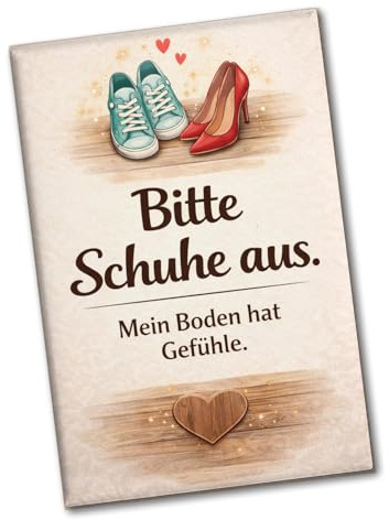 Bitte Schuhe aus Souvenir Magnet für Wohnbereich Lustiger Souvenir Magnet für kreative Deko-Ideen