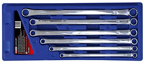 KS Tools 518.0800 CHROMEplus Doppel-Ringschlüssel-Satz, XL, 6-tlg.