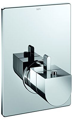 SAM Thermostat carenta Dusche, UP Fertigmontageset chrom, 3098037010