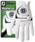 FootJoy WeatherSof Prior Generation Golfhandschuh für Herren, weiß, Größe M/L, auf der rechten Hand getragen